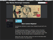 Tablet Screenshot of abunawasbeverage.com